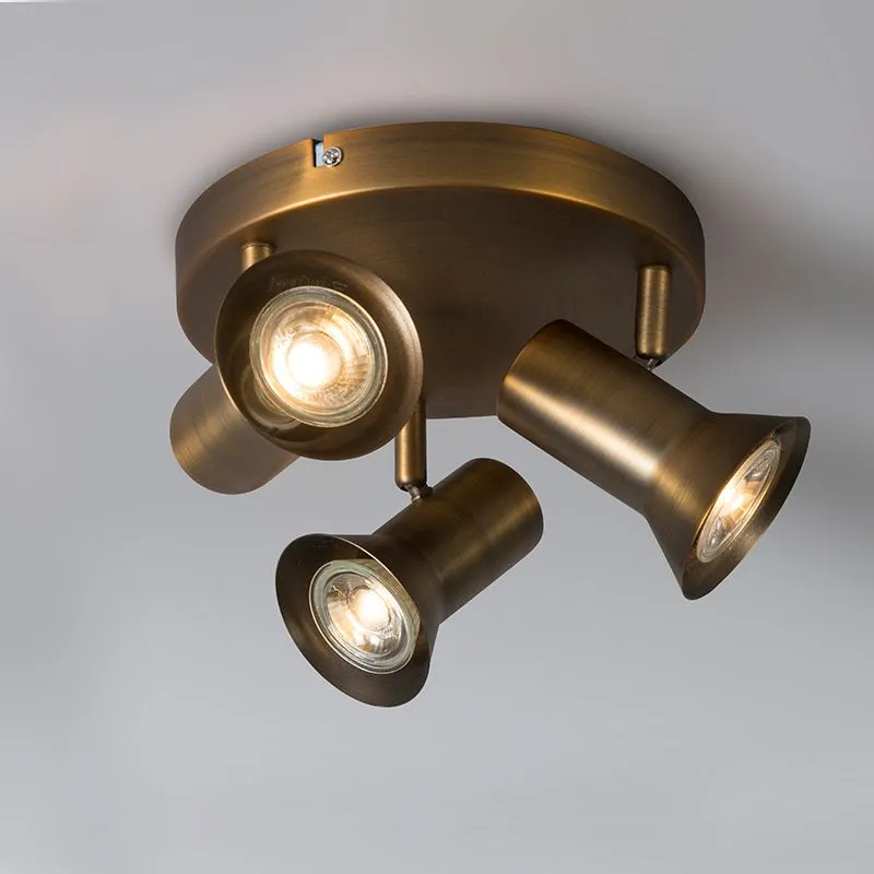 Spot de plafond bronze rotatif et inclinable - Karin 3
